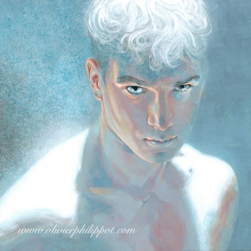 Gardien, acrylique.