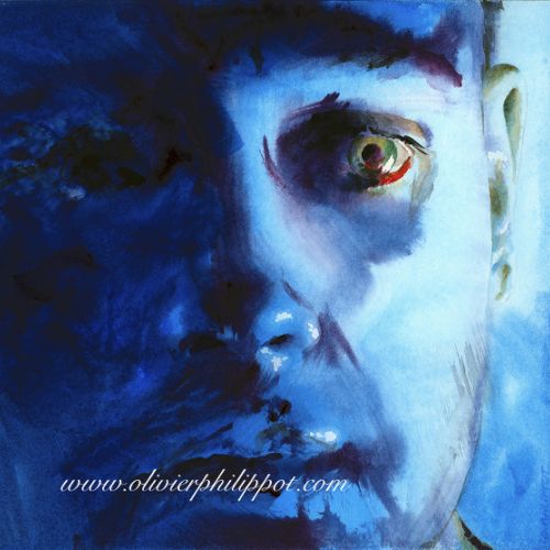 Mystères 5, aquarelle.