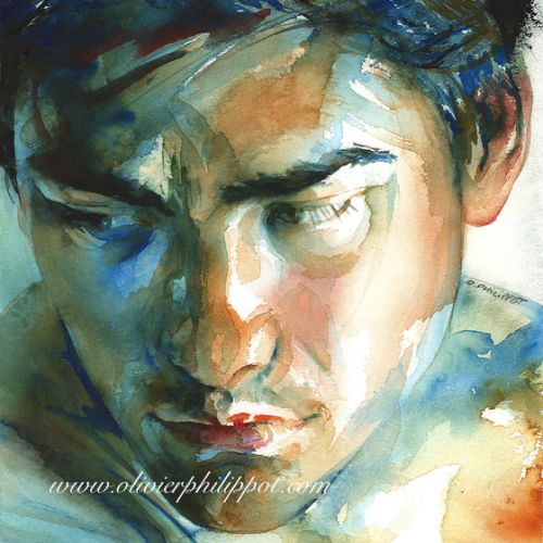 Mystères 11, aquarelle.