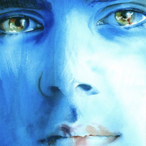 Mystères 2, aquarelle. En collection privée.